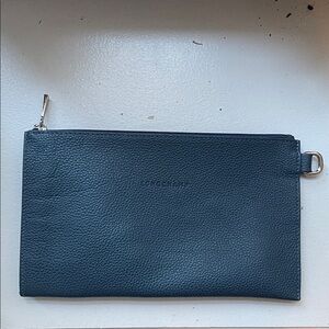 Longchamp Dark Leather Pouch
